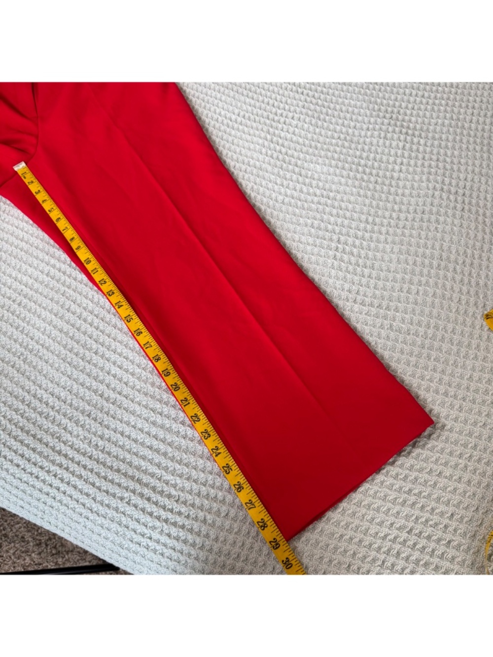 Talbots Southampton Pants Womens 16 Red Career Office Festive Holiday Christmas - Picture 8 of 8